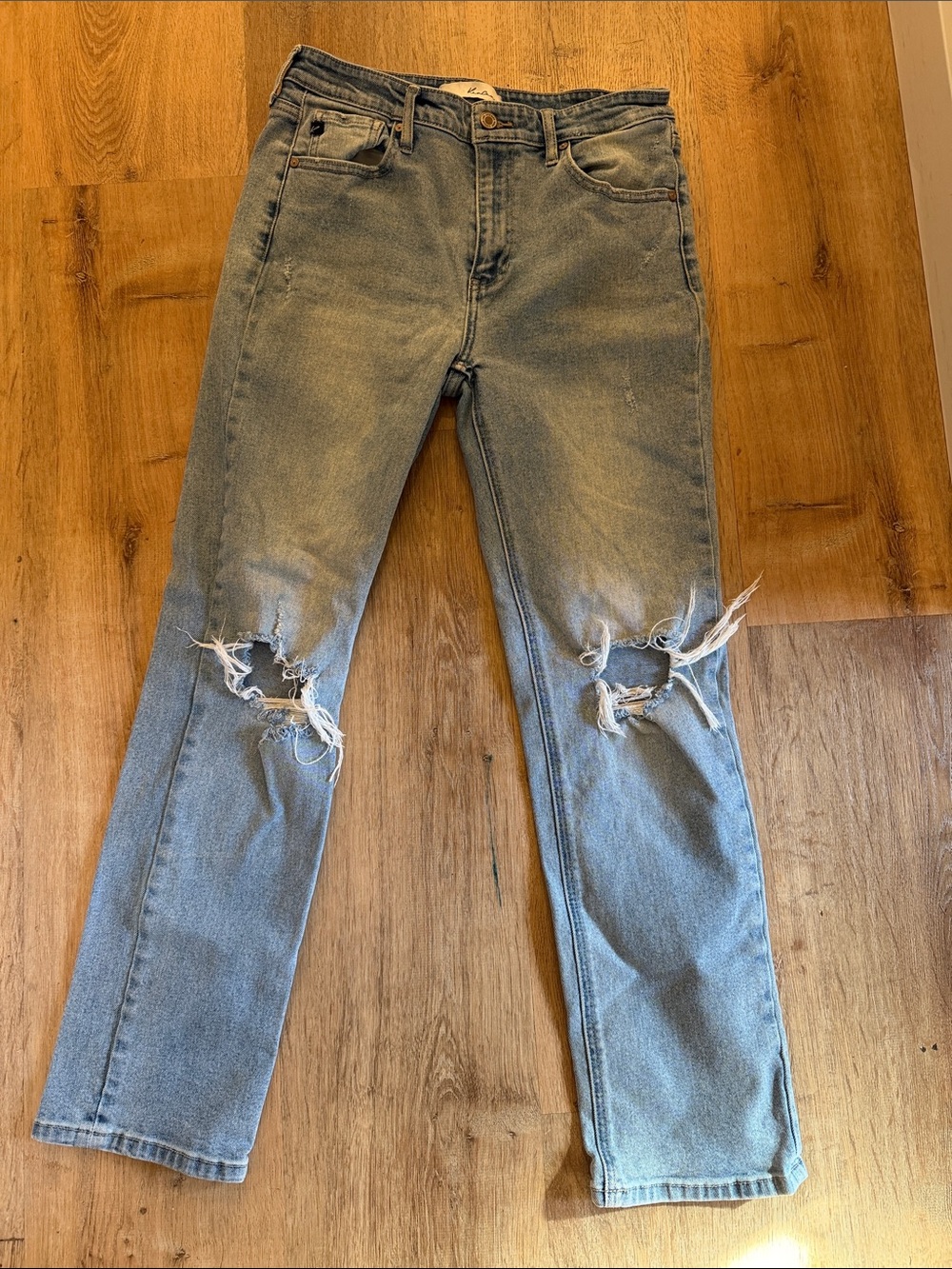 Kancan Light Blue Distressed Women’s Jeans